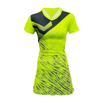 Strike Sublimated Netball Kit Pack of 10 - Neon Yellow/Black