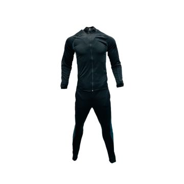 Raven Embossed Front Tracksuit - Black/Grey