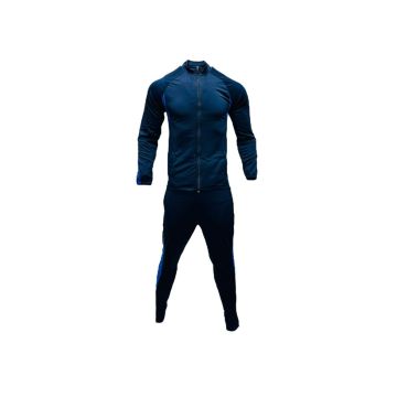 Raven Embossed Front Tracksuit - Navy/Royal