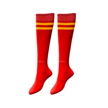 Basic Unisex Sports Socks Pack of 14 - Red/Gold