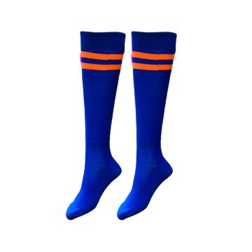 Basic Unisex Sports Socks Pack of 14 - Royal/Neon Orange