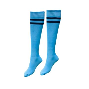 Basic Unisex Sports Socks Pack of 14 - Sky/Navy