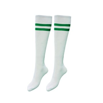 Basic Unisex Sports Socks Pack of 14 - White/Emerald