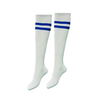 Basic Unisex Sports Socks Pack of 14 - White/Royal