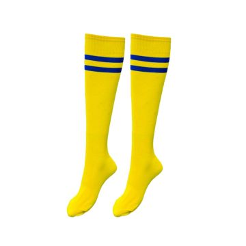 Basic Unisex Sports Socks Pack of 14 - Yellow/Royal
