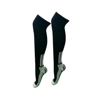 Sports Grip Knee High Socks Senior Pack Of 14 - Black/White