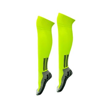Sports Grip Knee High Socks Senior Pack Of 14 - Neon Yellow/Black