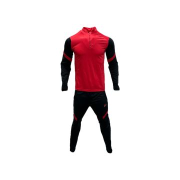 Solar Half-Zip Training Tracksuit - Red/Black