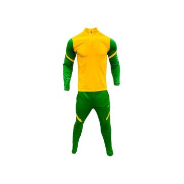 Solar Half-Zip Training Tracksuit - Emerald/Gold