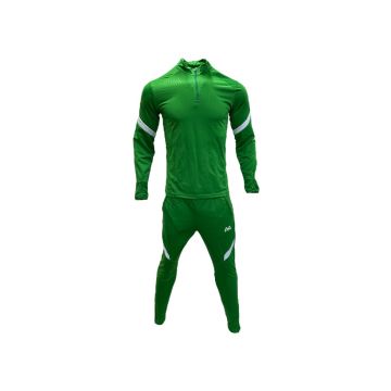 Solar Half-Zip Training Tracksuit - Emerald/White