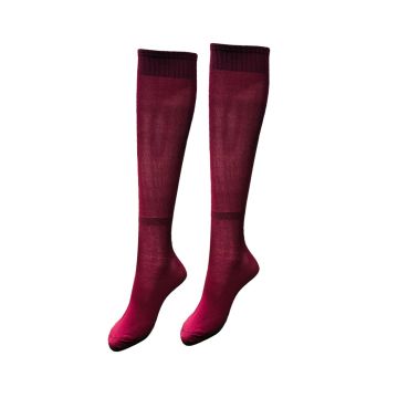 Plain Unisex Sports Socks Pack of 14 - Maroon