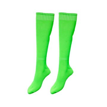Plain Unisex Sports Socks Pack of 14 - Neon Green