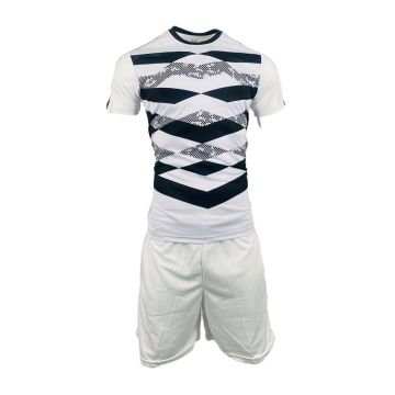 Sublimated Mens Football Kit Pack of 14 - White/Black