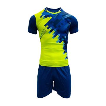 Sublimated Mens Football Kit Pack of 14 - Royal/Yellow