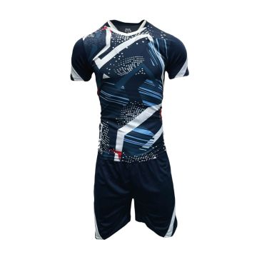 Sublimated Mens Football Kit Pack of 14 - Navy/White/Sky