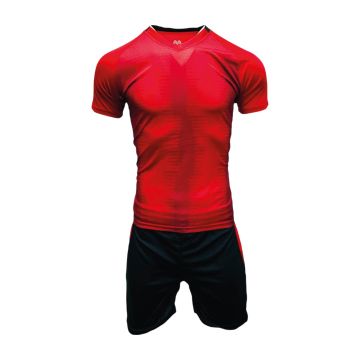 Sublimated Mens Football Kit Pack of 14 - Red/Black