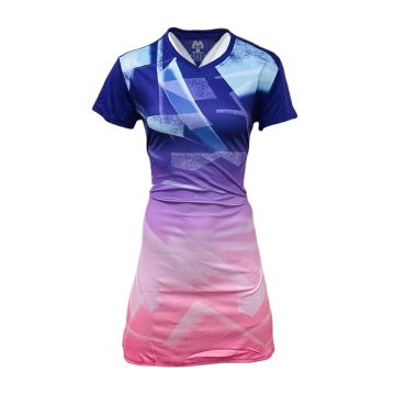 Sublimated Ladies Netball Kit Pack of 10 - Purple/Pink