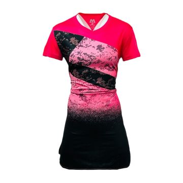 Sublimated Ladies Netball Kit Pack of 10 - Fuchsia/Black