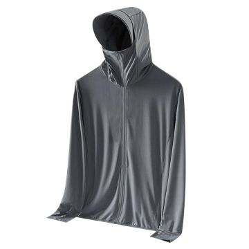 UPF 50+ Sun Protection Jacket Long Sleeve - Grey