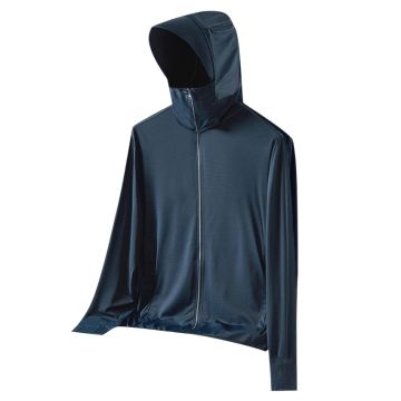 UPF 50+ Sun Protection Jacket Long Sleeve - Navy