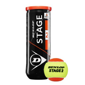 Dunlop Stage 2 Orange Tennis Balls 3Pet