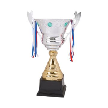 Dual Large Open Cup Trophy