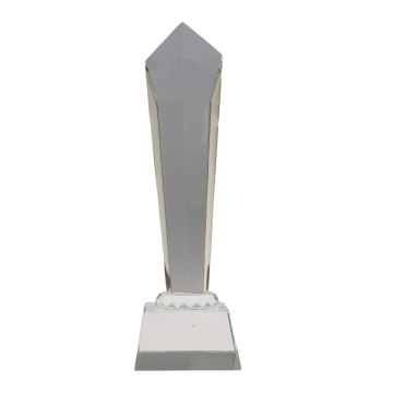 Impact Pentagon Crystal Trophy