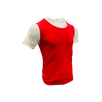 Polyester Training Vests Set of 10 - Red