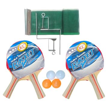 Club Table Tennis 4 Player Paddle Set