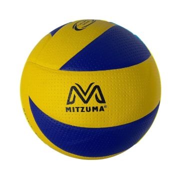 MV100 Soft Touch PU Volleyball - Yellow/Blue