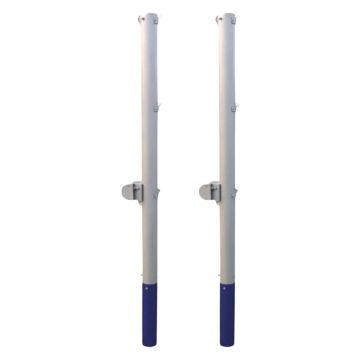 Volleyball Steel Posts Fixed - Posts & Net
