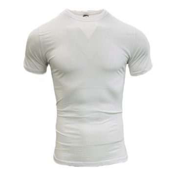 Crew Neck Cotton T-Shirt - White