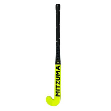 Z11 Wooden Fibreglass & Kevlar Coated Hockey Stick - Yellow