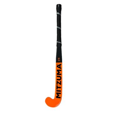 Z9 Wooden Painted Head Fibreglass Coated Hockey Stick - Orange