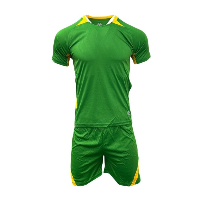 Greece Mens Football Kit Pack of 14 - Emerald/Gold