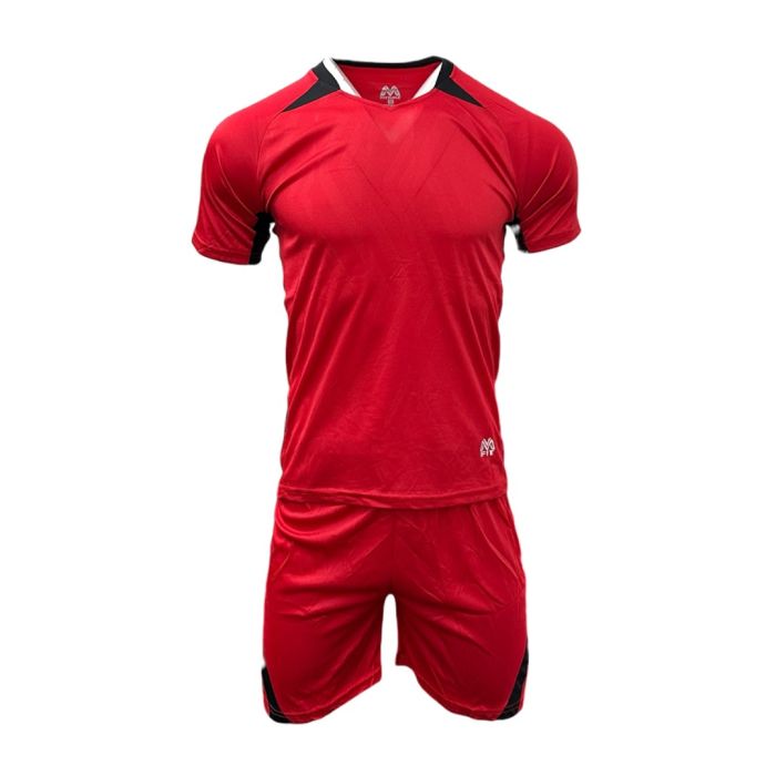 Greece Mens Football Kit Pack of 14 - Red/Black