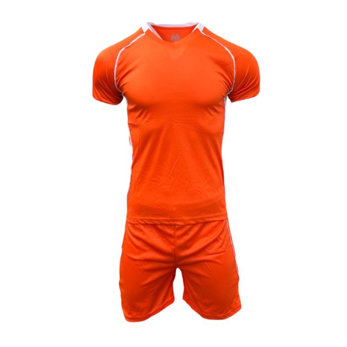 Norway Mens Football Kit Pack of 14 - Orange/White