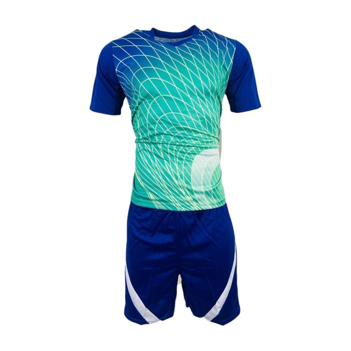Sublimated Mens Rugby Kit Pack of 22 - Turquoise/Royal