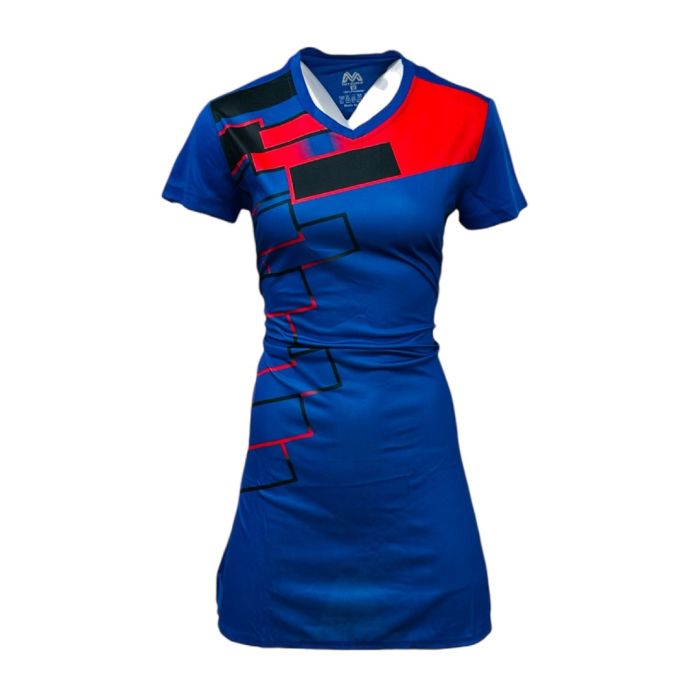 Sublimated Ladies Netball Kit Pack of 10 - Royal/Black