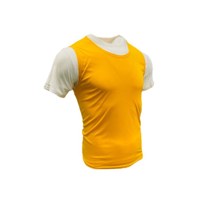 Polyester Training Vests Set of 10 - Gold